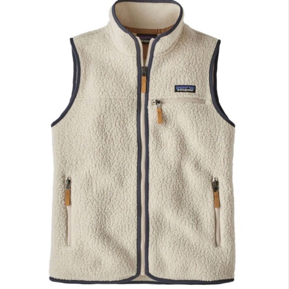 Patagonia Jackets & Blazers - PATAGONIA W’s Retro Pile Vest Pelican Cream Fleece XS - excellent condition